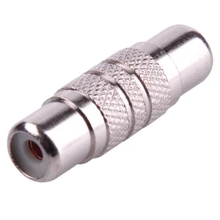 Adaptor Rca Mama-Rca Mama Metalic
