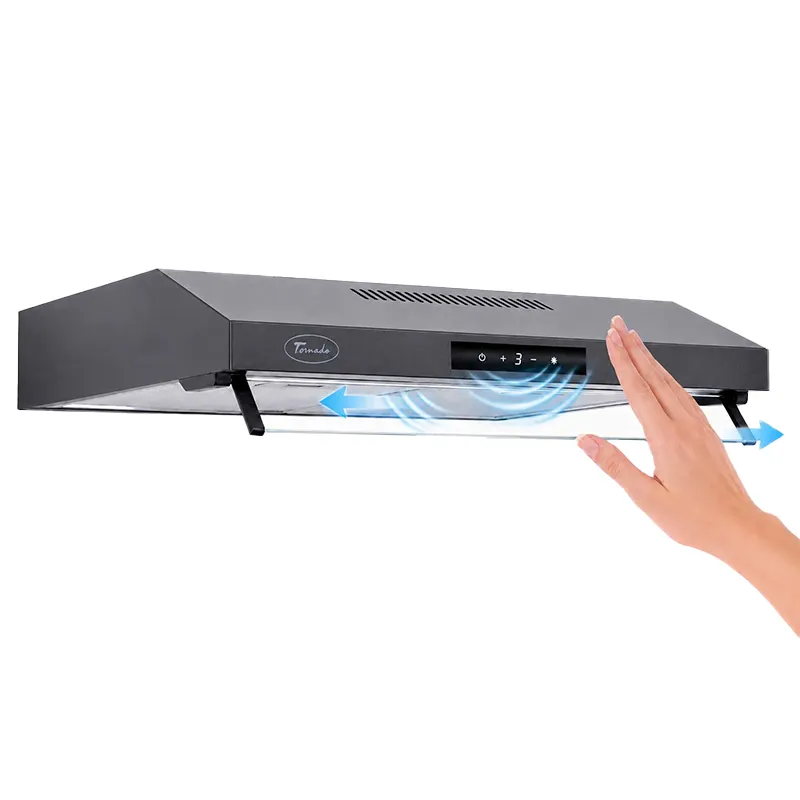 Hota No Touch Biza 400MC/H 60CM Negru Tornado