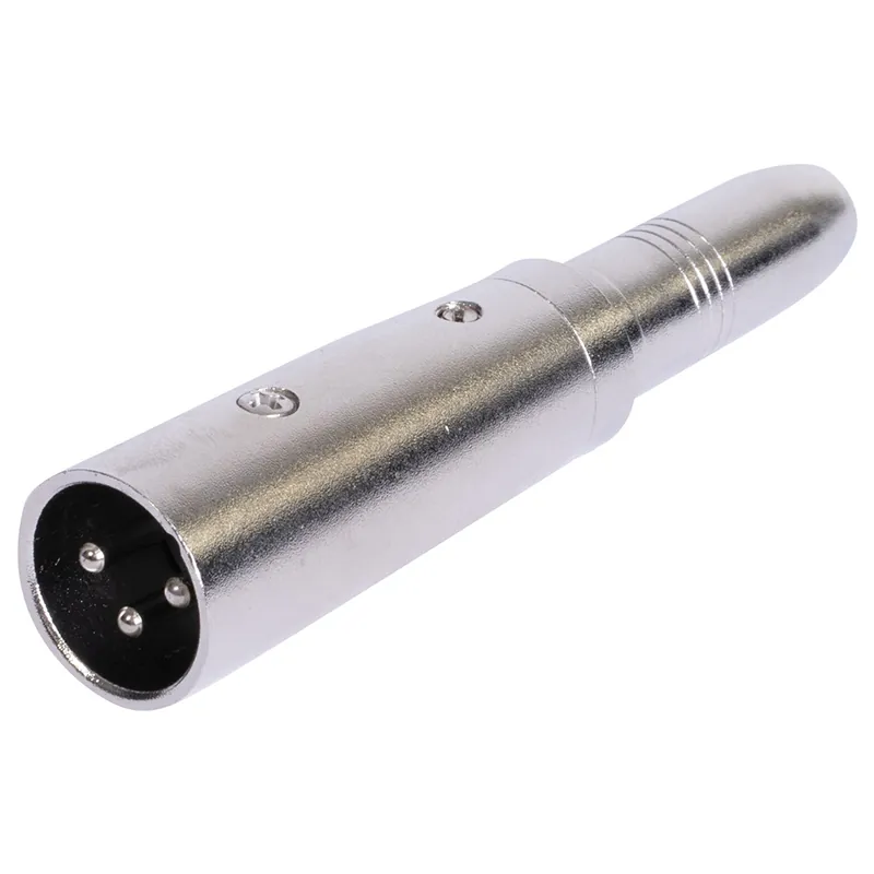 Adaptor XLR Tata - Jack 6.35 Mama Mono Metal