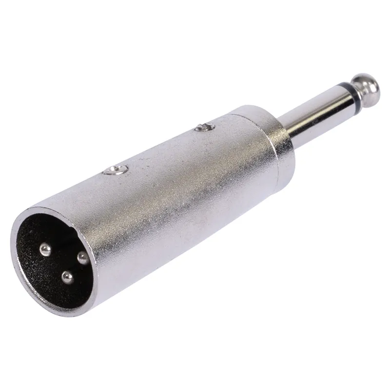 Adaptor XLR Tata - Jack 6.35 Tata Mono Metal