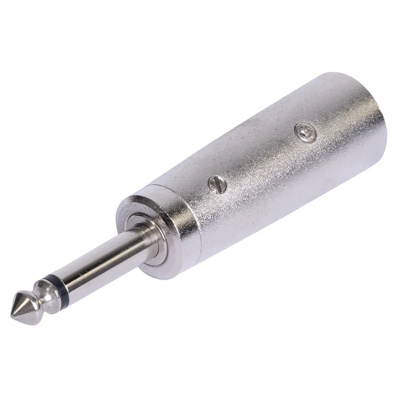Adaptor XLR Tata - Jack 6.35 Tata Mono Metal