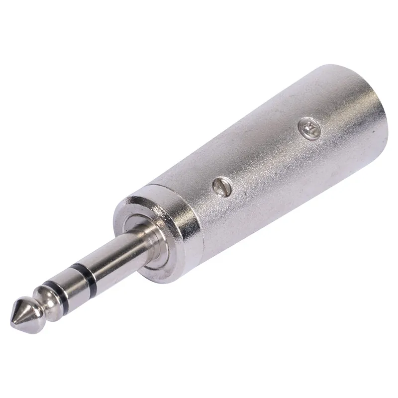 Adaptor XLR Tata - Jack 6.35 Tata Stereo Metal