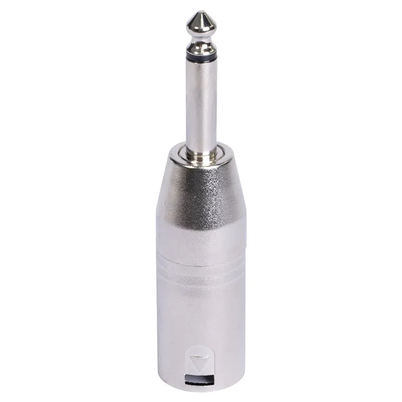 Adaptor XLR Tata - Jack 6.35 Tata Mono Metal