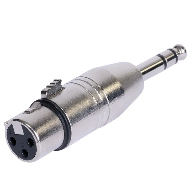 Adaptor XLR Mama - Jack 6.35 Tata Stereo Metal