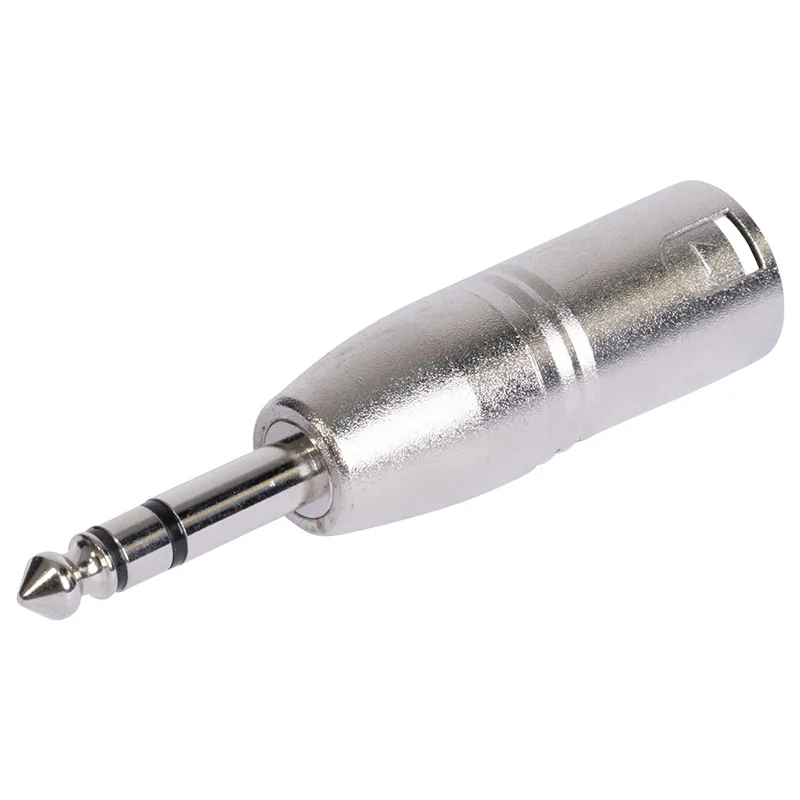 Adaptor XLR Tata - Jack 6.35 Tata Stereo Metal