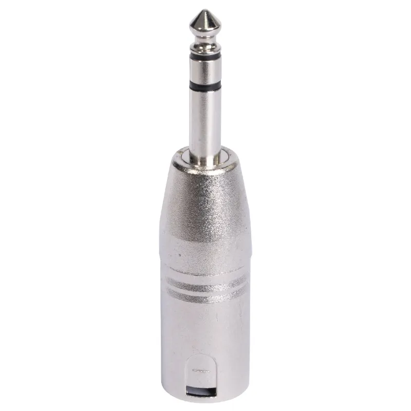 Adaptor XLR Tata - Jack 6.35 Tata Stereo Metal