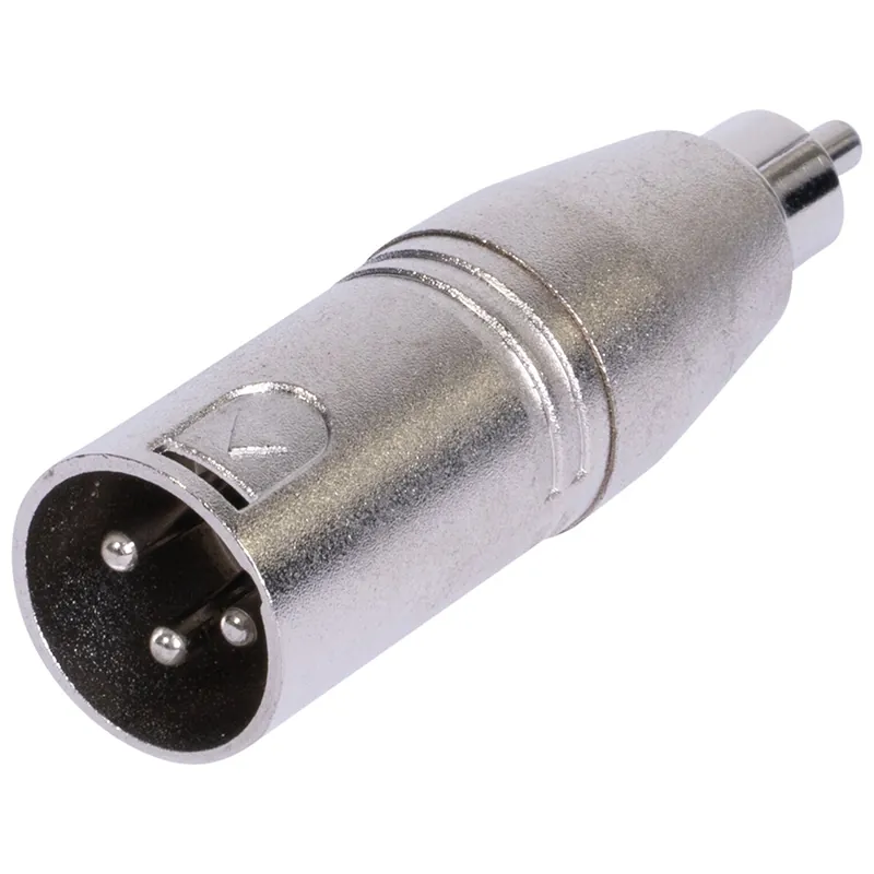 Adaptor XLR Tata - RCA Tata Metal