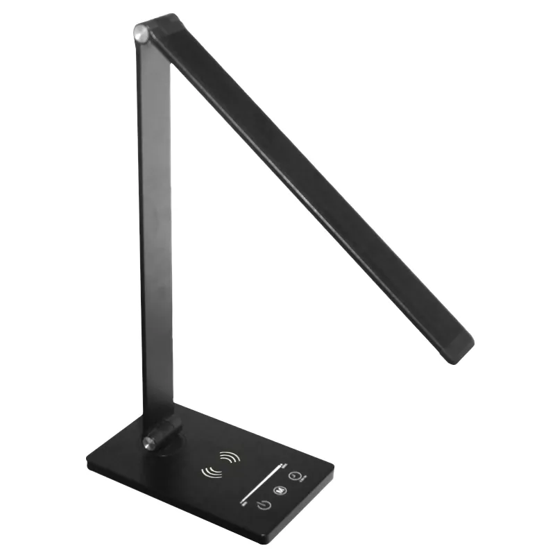 Lampa Birou Smart 5W 3IN1 Incarcare Wireless- Negru