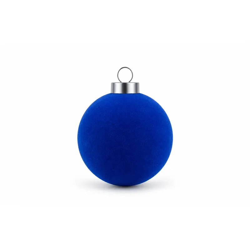 Set Ornamente Lux de Craciun / Albastru-Inchis - 12P.