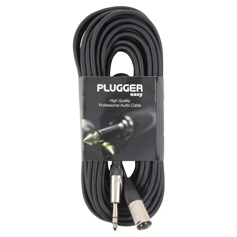 Cablu XLR Tata - Jack 6.35 Tata Stereo 15M