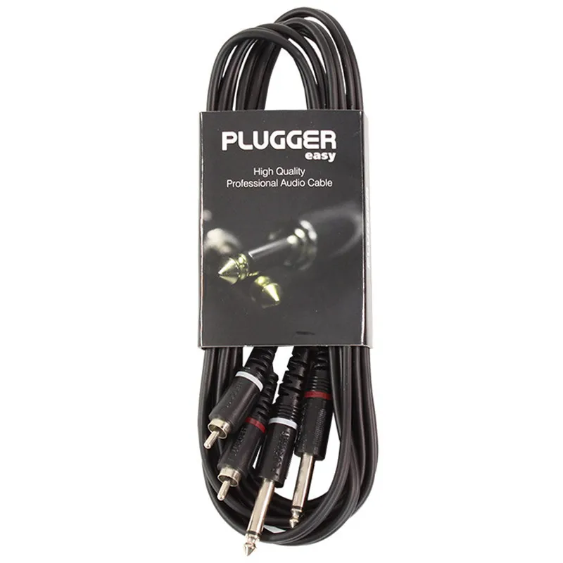 Cablu 2X Jack 6.35 Tata Mono - 2RCA Tata 3M