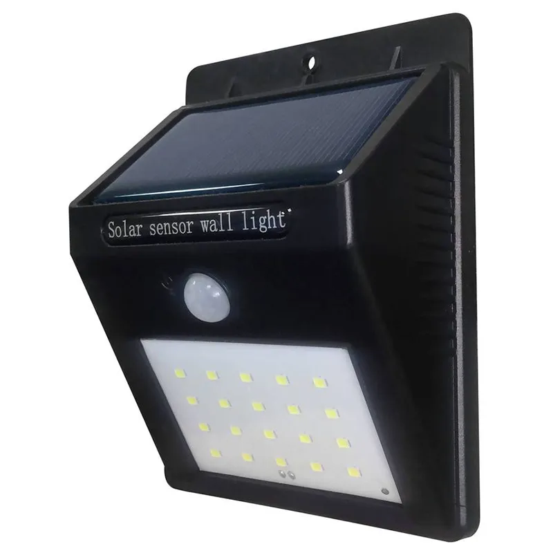 Lampa LED Solara 0.75W 6000K IP54 - Negru