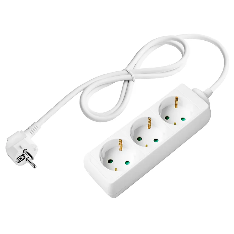Prelungitor 3 Cai 3M(3G1.5MM) 16A Max 3500W Alb