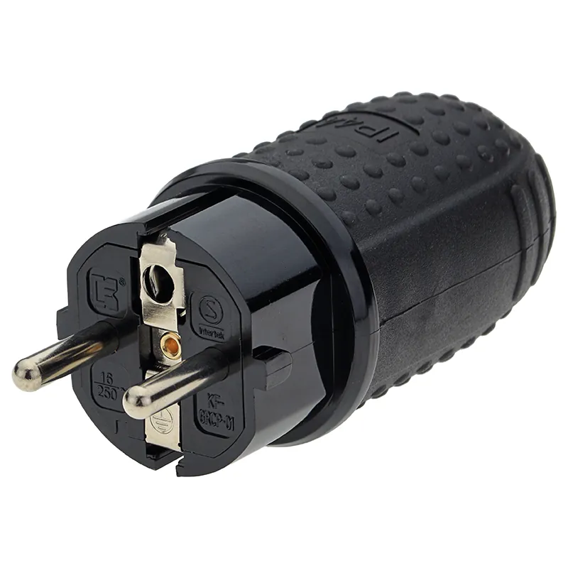 Stecker Tata IP44 16A Max 3500W - Negru