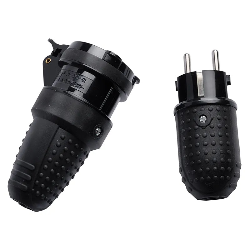 Stecker Tata IP44 16A Max 3500W - Negru