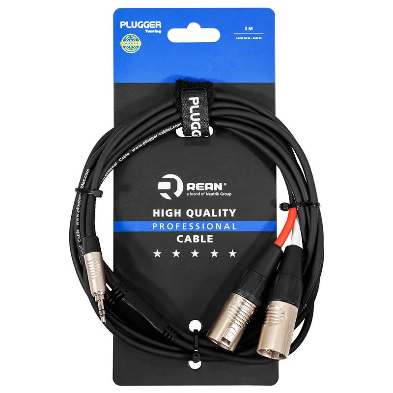 Cablu Y Jack Tata 3.5M Stereo - 2X XLR Tata 3M