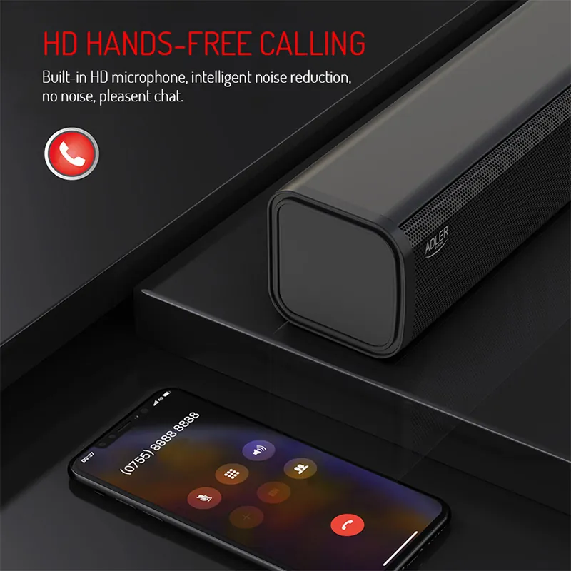 Boxa Bluetooth cu Ceas AD 1191 Adler