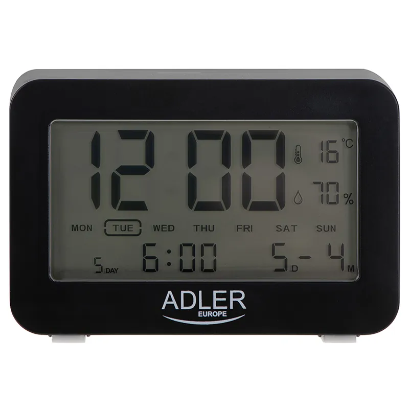 Ceas Alarma cu Baterii 2 X R6 Adler