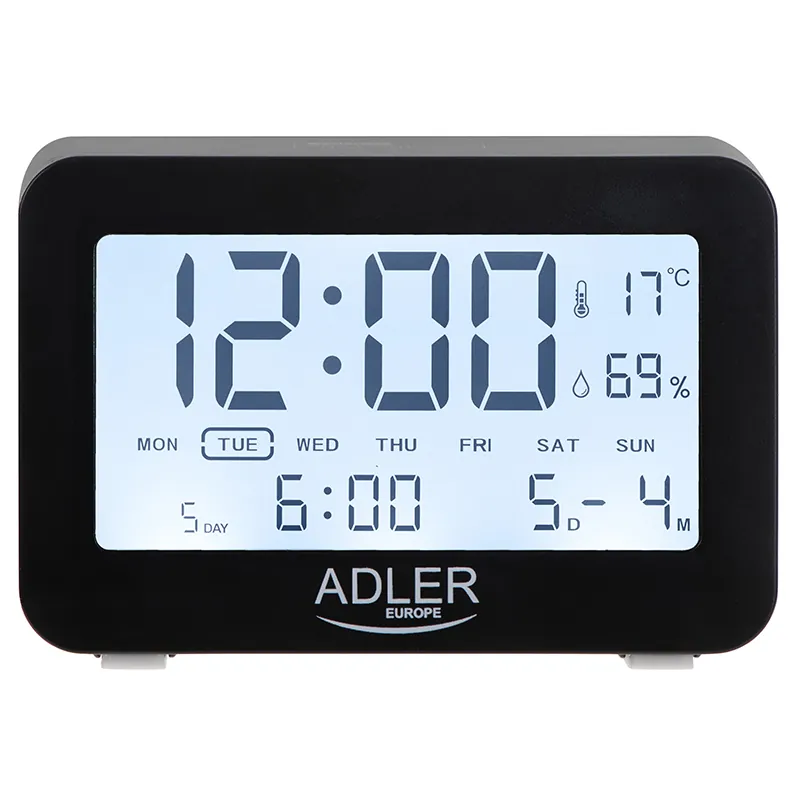 Ceas Alarma cu Baterii 2 X R6 Adler