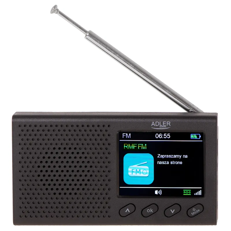 Radio Portabil cu Ceas AD 1198 Adler