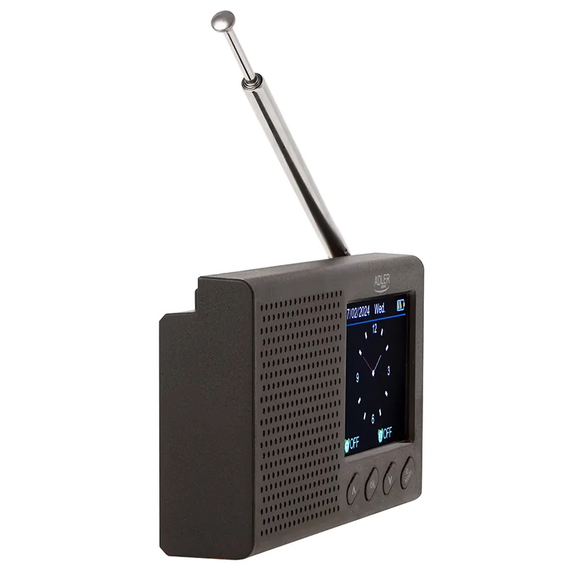 Radio Portabil cu Ceas AD 1198 Adler