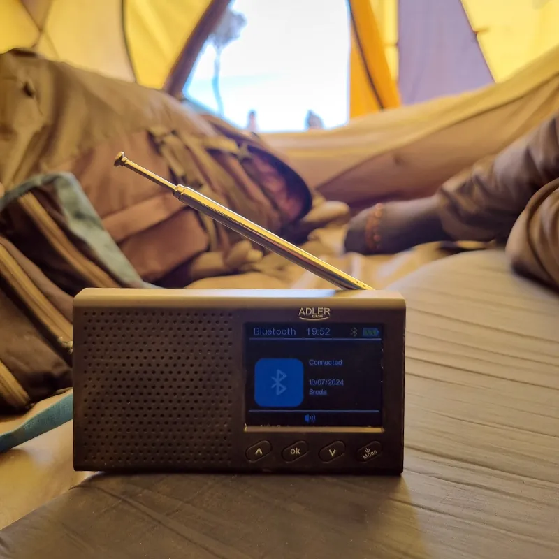 Radio Portabil cu Ceas AD 1198 Adler