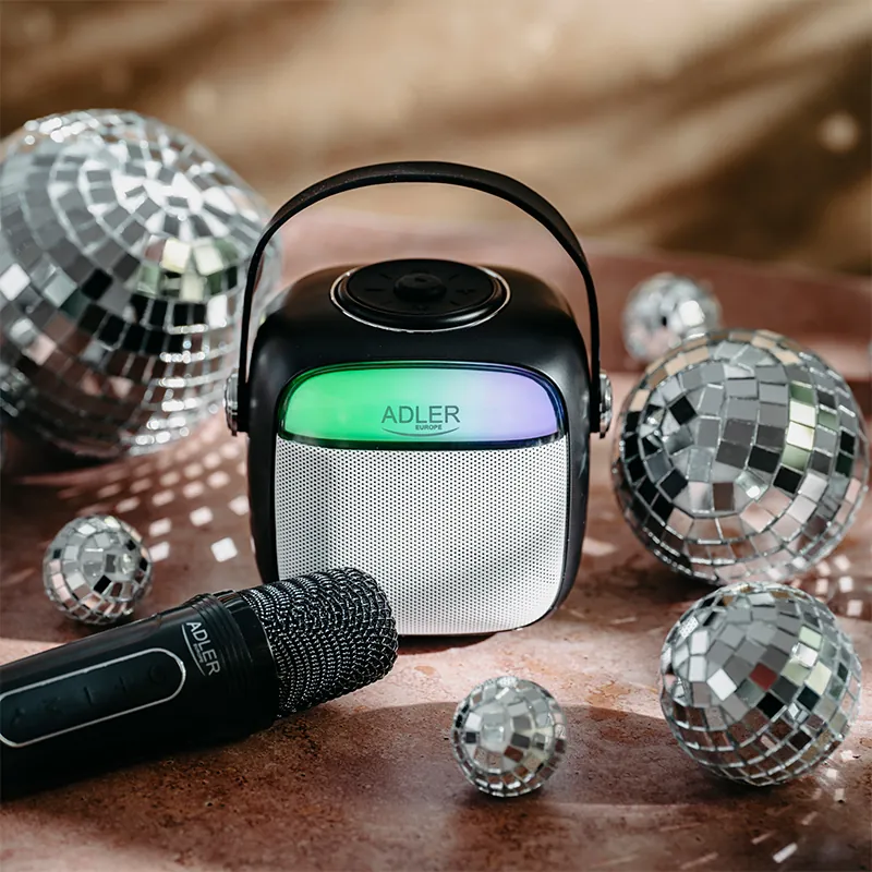 Difuzor Karaoke cu Microfon AD 1199 Negru Adler