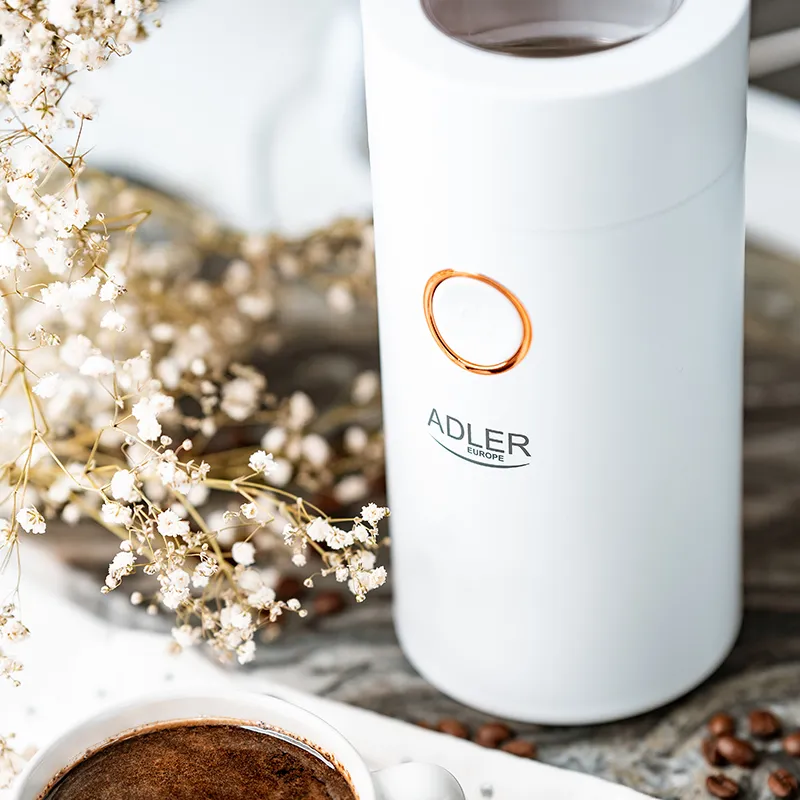 Rasnita Cafea AD 4446 Alb Adler