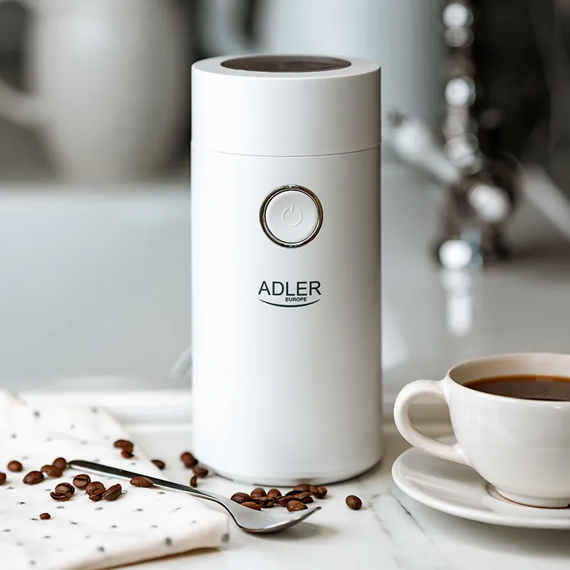 Rasnita Cafea AD 4446 Alb Adler