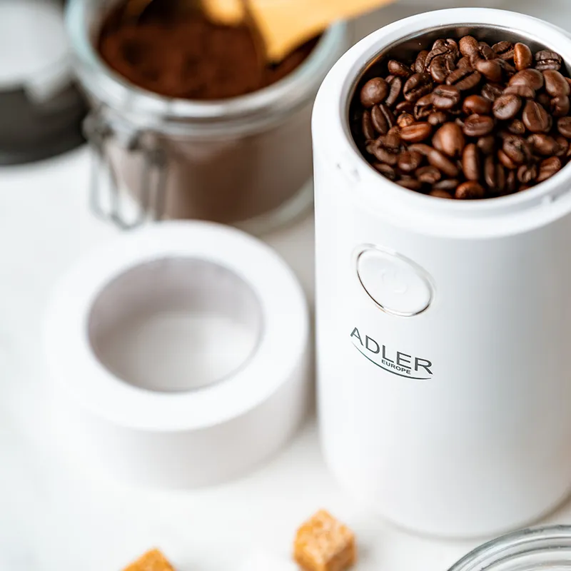 Rasnita Cafea AD 4446 Alb Adler
