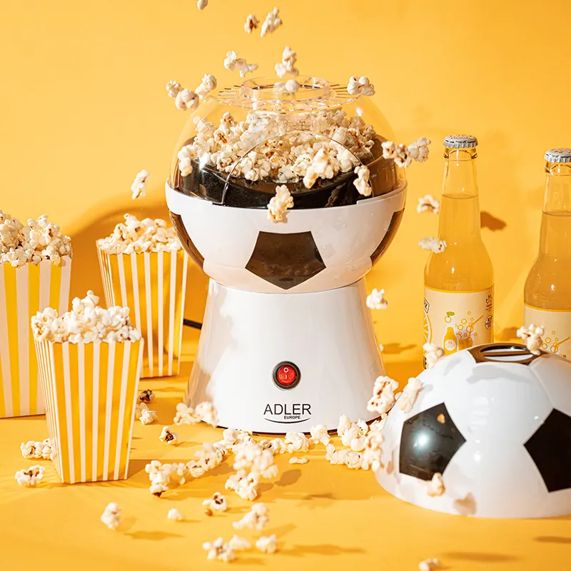 Aparat de Facut Popcorn Minge Fotbal Adler