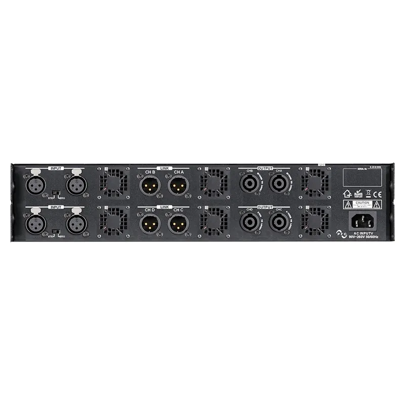 Amplificator Profesional Clasa D 4X600W