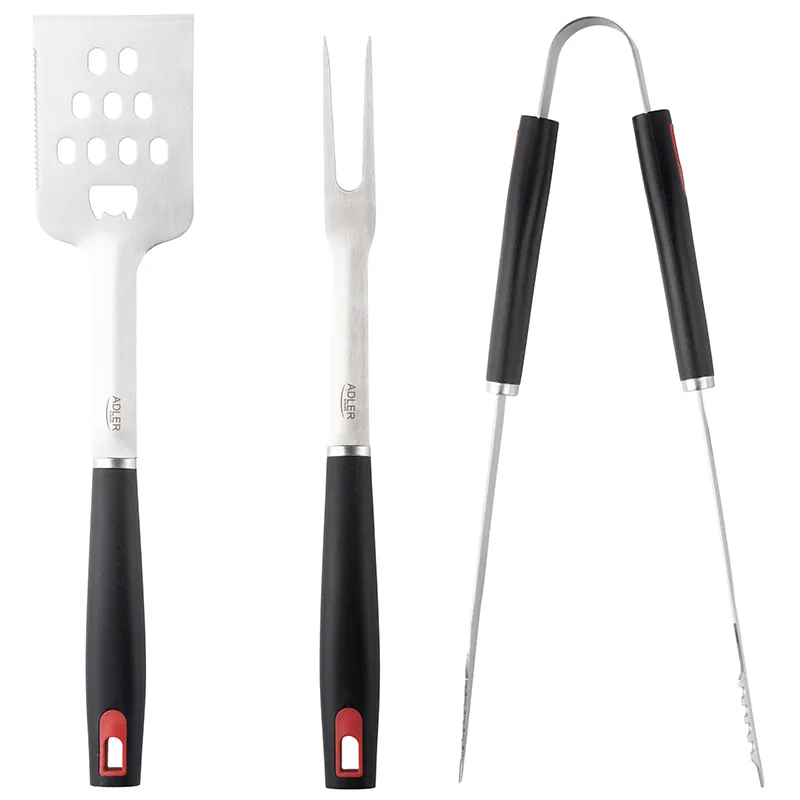 Set Accesorii Grill Inox cu Husa Ad 6727 Adler