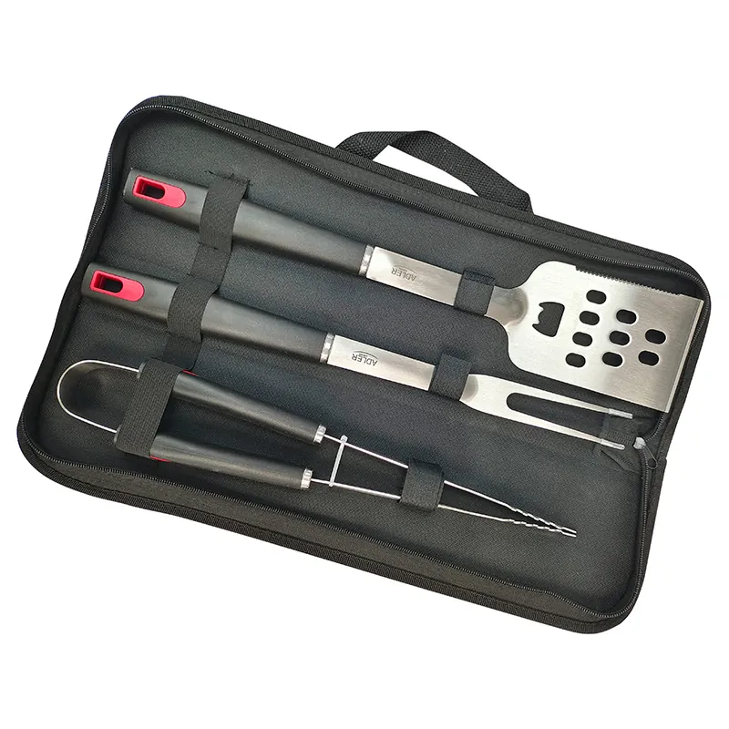 Set Accesorii Grill Inox cu Husa Ad 6727 Adler