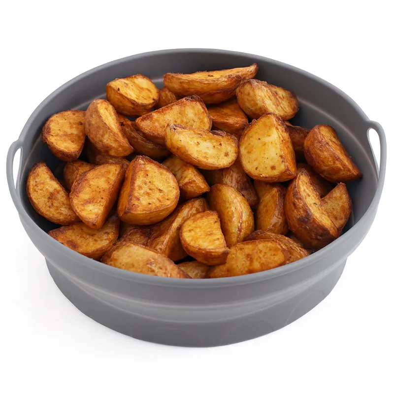 Forma de Copt Silicon Rotunda Air Fryer Adler