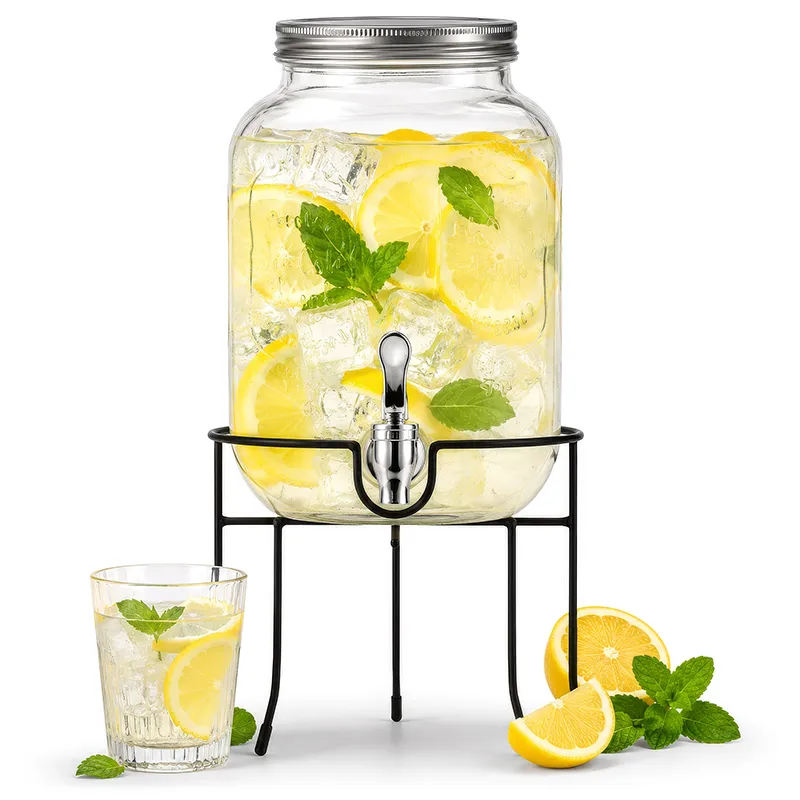 Borcan Limonada 4 L cu Stand si Robinet