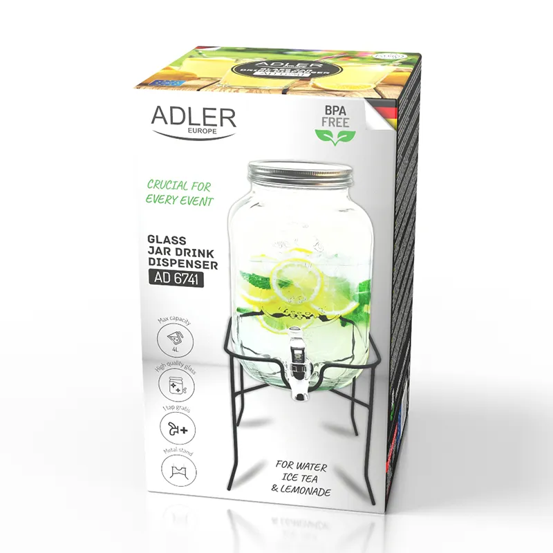 Borcan Limonada 4 L cu Stand si Robinet