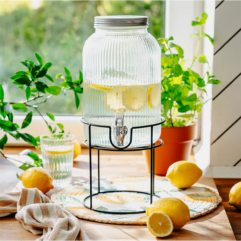 Borcan Limonada 4 L cu Stand si Robinet
