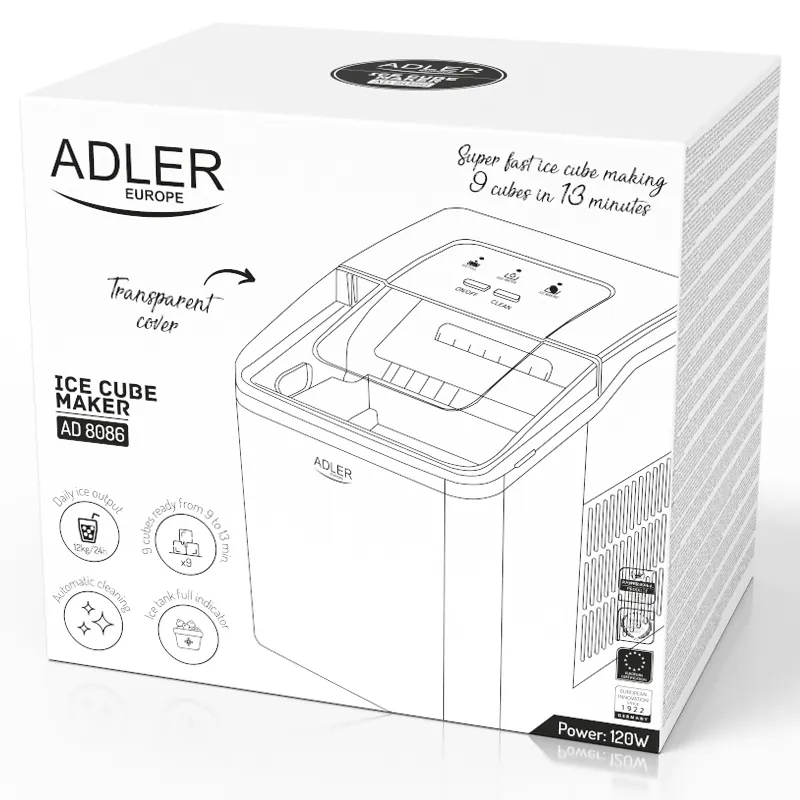 Aparat de Facut Gheata 100W AD 8086 Adler