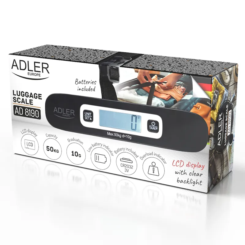 Cantar Bagaj Max 50KG AD 8190 Adler