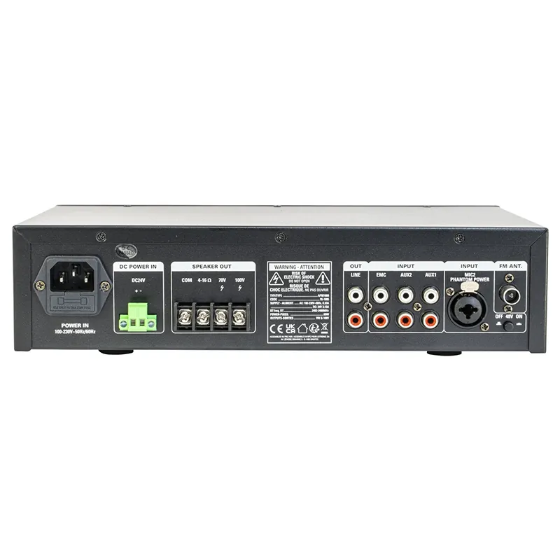 Mixer Pa Amplificat 100V 60W cu USB/Bluetooth/SD/FM