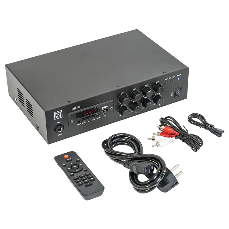 Mixer Pa Amplificat 100V 60W cu USB/Bluetooth/SD/FM