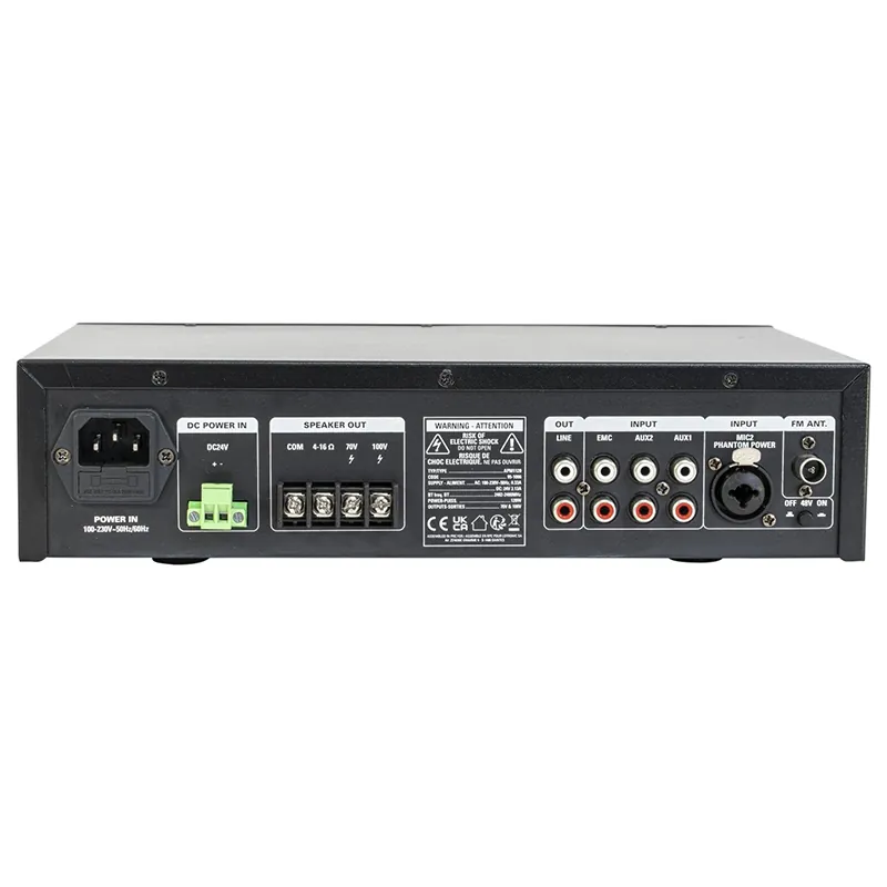 Mixer Pa Amplificat 100V 120W cu USB/Bluetooth/SD/FM