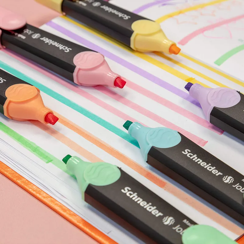 Set 6 Evidentiatoare Pastel Schneider