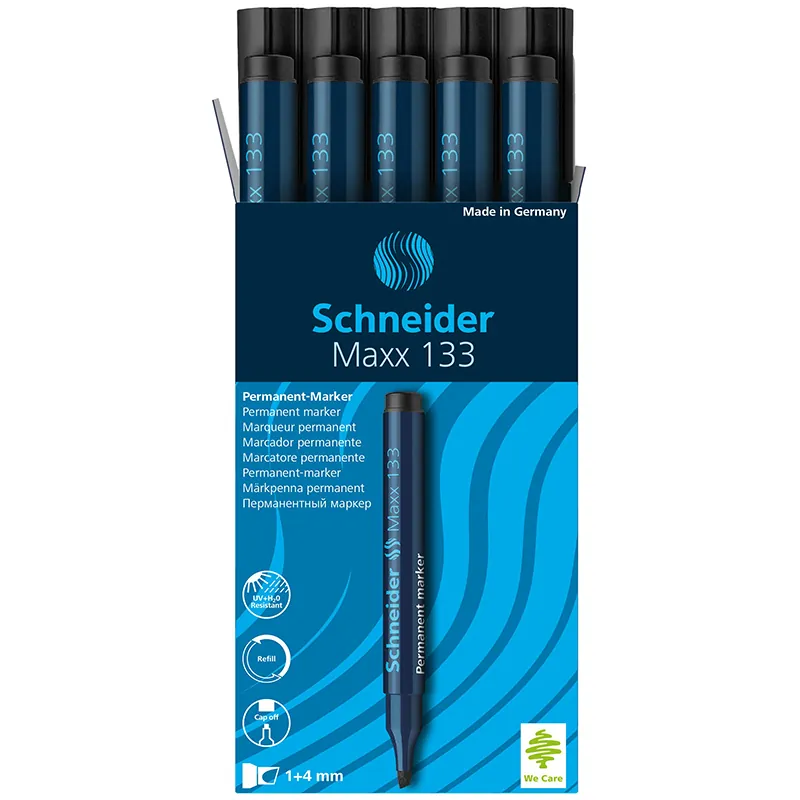Marker Permanent 133 Varf Tesit 1.5MM Negru Schneider