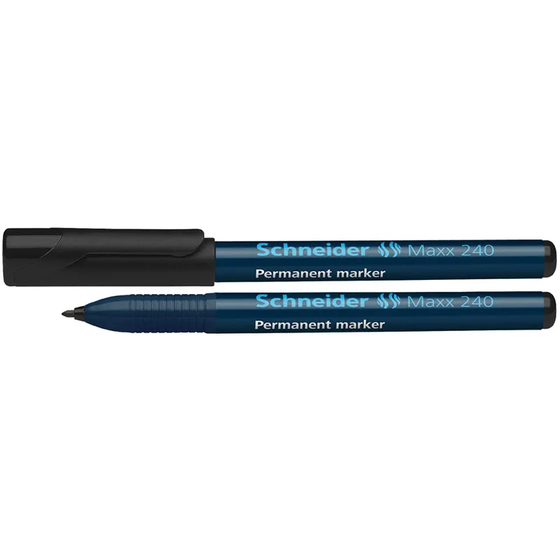 Marker Permanent 240 Varf Rotund 2MM Negru Schneider
