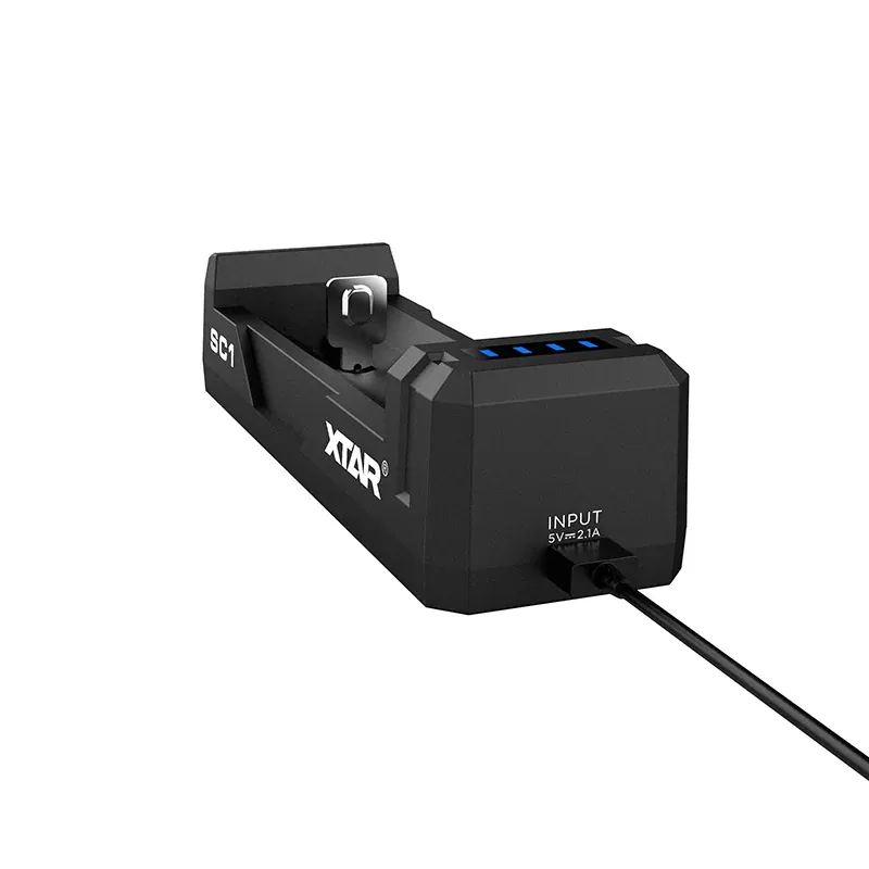 Incarcator Acumulatori 3.7V USB-C SC1 Xtar