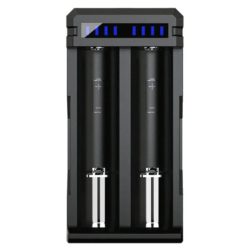 Incarcator Acumulatori 3.7V USB-C SC2 Xtar