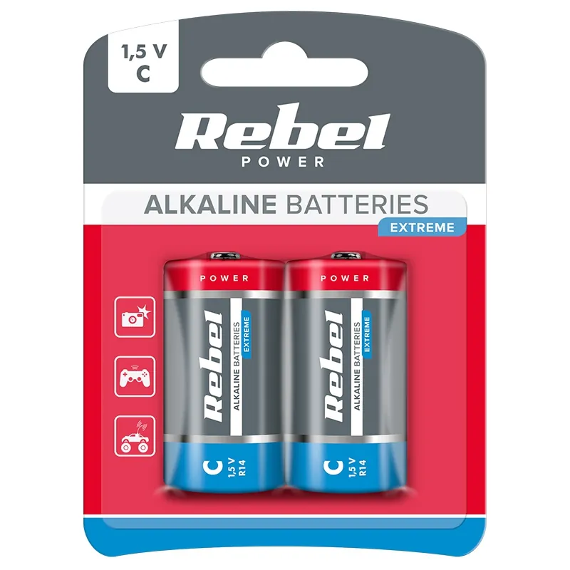 Baterie Super-Alcalina 1.5V C-LR14 / Blister, 2/Set