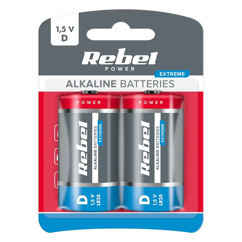 Baterie Super-Alcalina 1.5V D-LR20 / Blister, 2/Set
